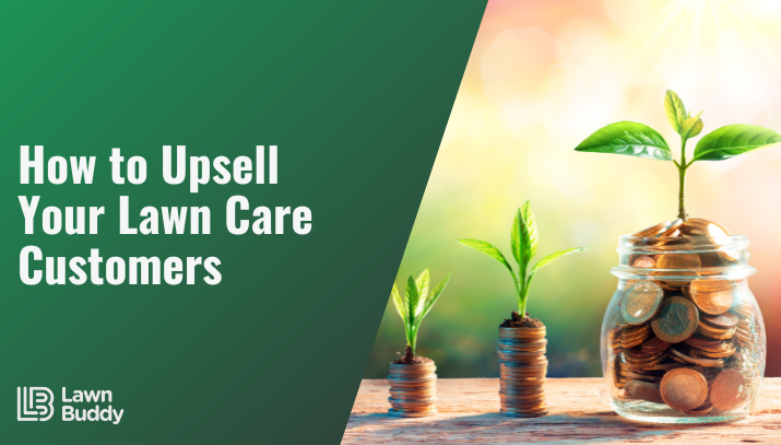 how to upsell your lawn care customers