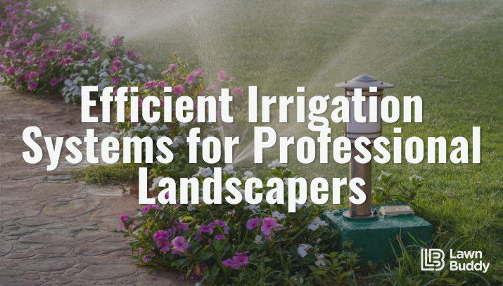 efficient irrigation systems for professional landscapers